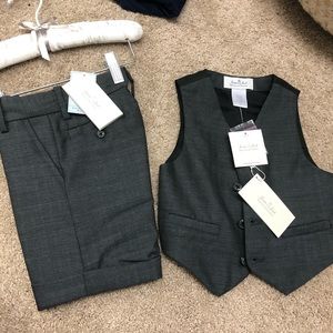 NWT Janie and Jack Wool Vest Shorts Set